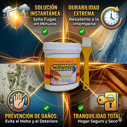SelloMax™ – Repara Filtraciones al Instante, Impermeabiliza Cualquier Superficie y Detiene Fugas para Siempre