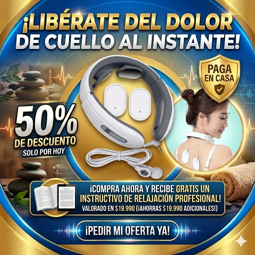 NeckRelief™ – Elimina el dolor cervical y la tensión en solo 15 minutos